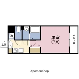 アドバンス上町台2クレイドル【2階】の間取り