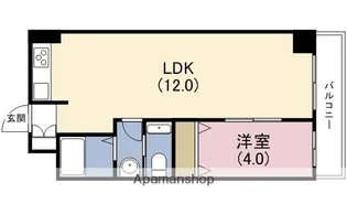 GRANDE【4階】の間取り