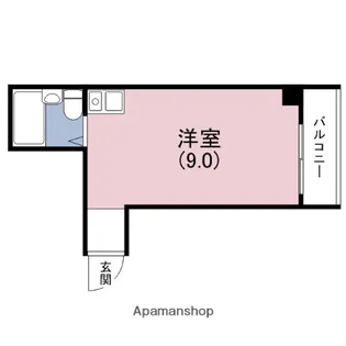 パシフィック今里2【3階】の間取り