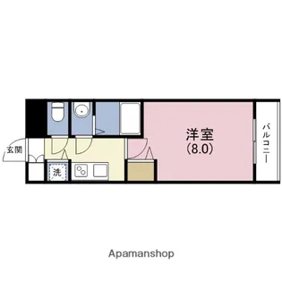 メゾン・ド・ヴィレ深江【6階】の間取り