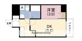 セレニテ上町台【12階】の間取り
