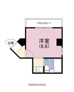 第2アヴィタシオンARAGANE【6階】の間取り