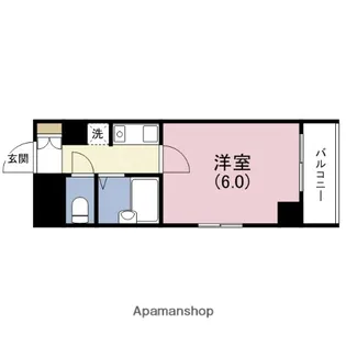 ラフェリオ新深江【4階】の間取り