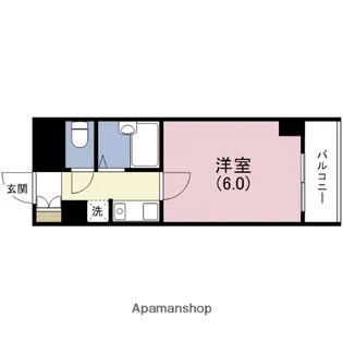 ラ・フェリオ新深江【4階】の間取り