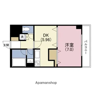 メゾン・ド・成屋大阪【3階】の間取り