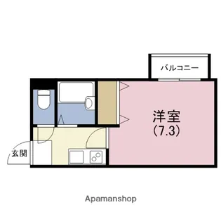 大宝緑橋ルグラン【5階】の間取り