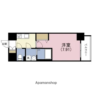 アーデン谷町【12階】の間取り