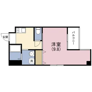 エクセレント南新町【6階】の間取り