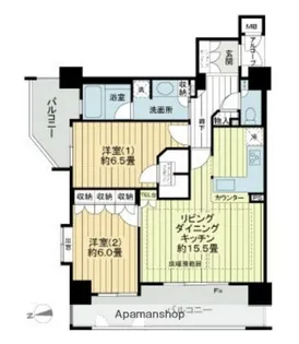 グラン・シティオ心斎橋EAST【4階】の間取り