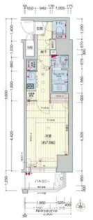 プレサンス上町台リベルテ【8階】の間取り