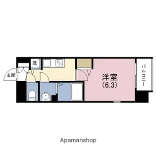 プレサンス松屋町ファステ【3階】の間取り