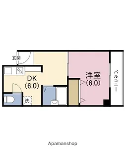 メゾン北深江(AP)【1階】の間取り