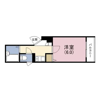 エトワールヴィルーR深江橋駅前【3階】の間取り