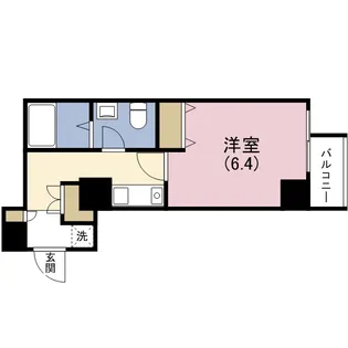 メゾン夕陽ヶ丘【6階】の間取り