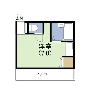 メイツ松屋町【4階】の間取り