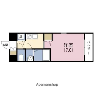 セイワパレス玉造上町台【8階】の間取り