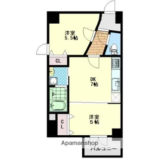 アリス・マナーガーデン四天王寺【8階】の間取り