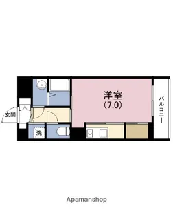 ジュネーゼグラン上本町【7階】の間取り