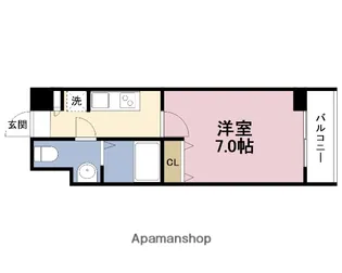 ラクラス福島野田【5階】の間取り