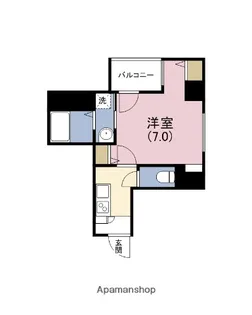 ソルーナ玉造【8階】の間取り