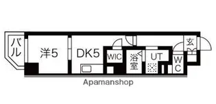 アクアプレイス上本町【7階】の間取り