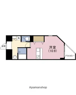 CITY SPIRE上町台【6階】の間取り