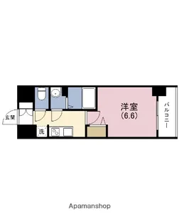 プレサンス上町台筆ヶ崎 NORTH【5階】の間取り