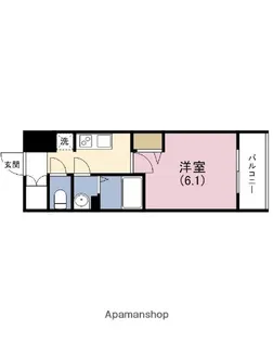 プレサンス上町台筆ヶ崎SOUTH【2階】の間取り