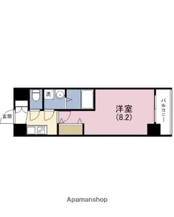 アドバンス大阪フェリシア【10階】の間取り