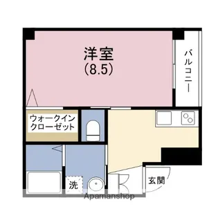 レクラン今里【4階】の間取り