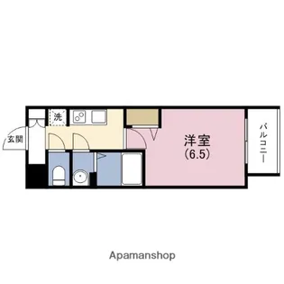 レシオス大阪城公園【13階】の間取り