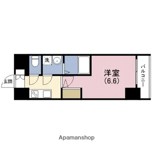 エスリード大阪上本町グリーズ【2階】の間取り