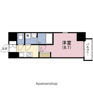 エスリード大阪上本町グリーズ【15階】の間取り