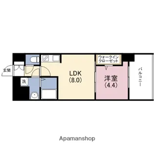 アーバネックス真田山【11階】の間取り