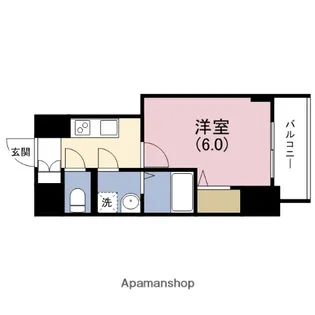 エスリード大阪城テラス【4階】の間取り