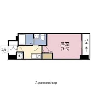 セレニテ京橋クレア【6階】の間取り