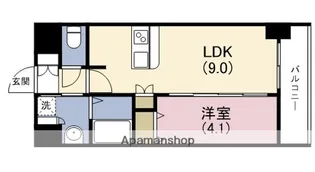 1LDKの間取り画像