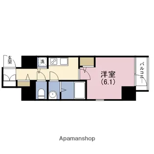 エスリード天王寺ブランシェ【2階】の間取り