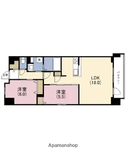FORTUNA YUHIGAOKA【8階】の間取り