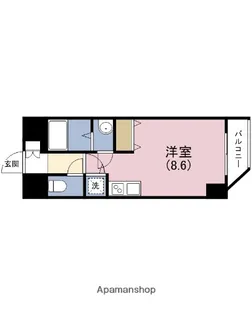 リフレス天王寺国分町【6階】の間取り