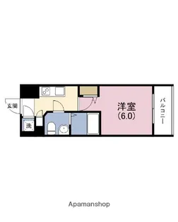 エスリード大阪 NAGAHORI GATE【13階】の間取り