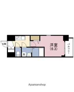 エスリード大阪CENTRAL AVENUE【7階】の間取り