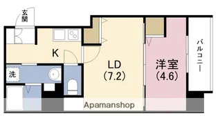 ヴィラ・セレーノ玉造本町【13階】の間取り