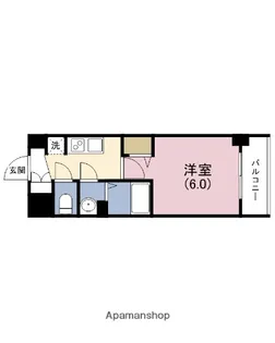 プレサンス長堀通グレイタス【6階】の間取り