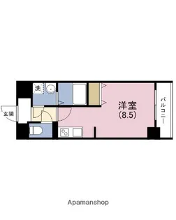 エストゥルースプラスサウス大阪(旧グランデュール大今里西Ⅱ)【8階】の間取り