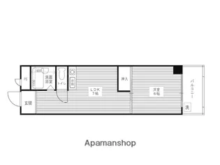 朋来ビル【4階】の間取り