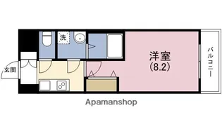 セオリー大阪パーチェ【9階】の間取り