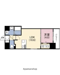 La Douceur玉造【8階】の間取り