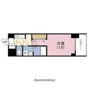 S-RESIDENCE堺筋本町Uno【6階】の間取り