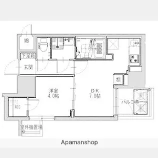 S−RESIDENCE堺筋本町UNO【2階】の間取り
